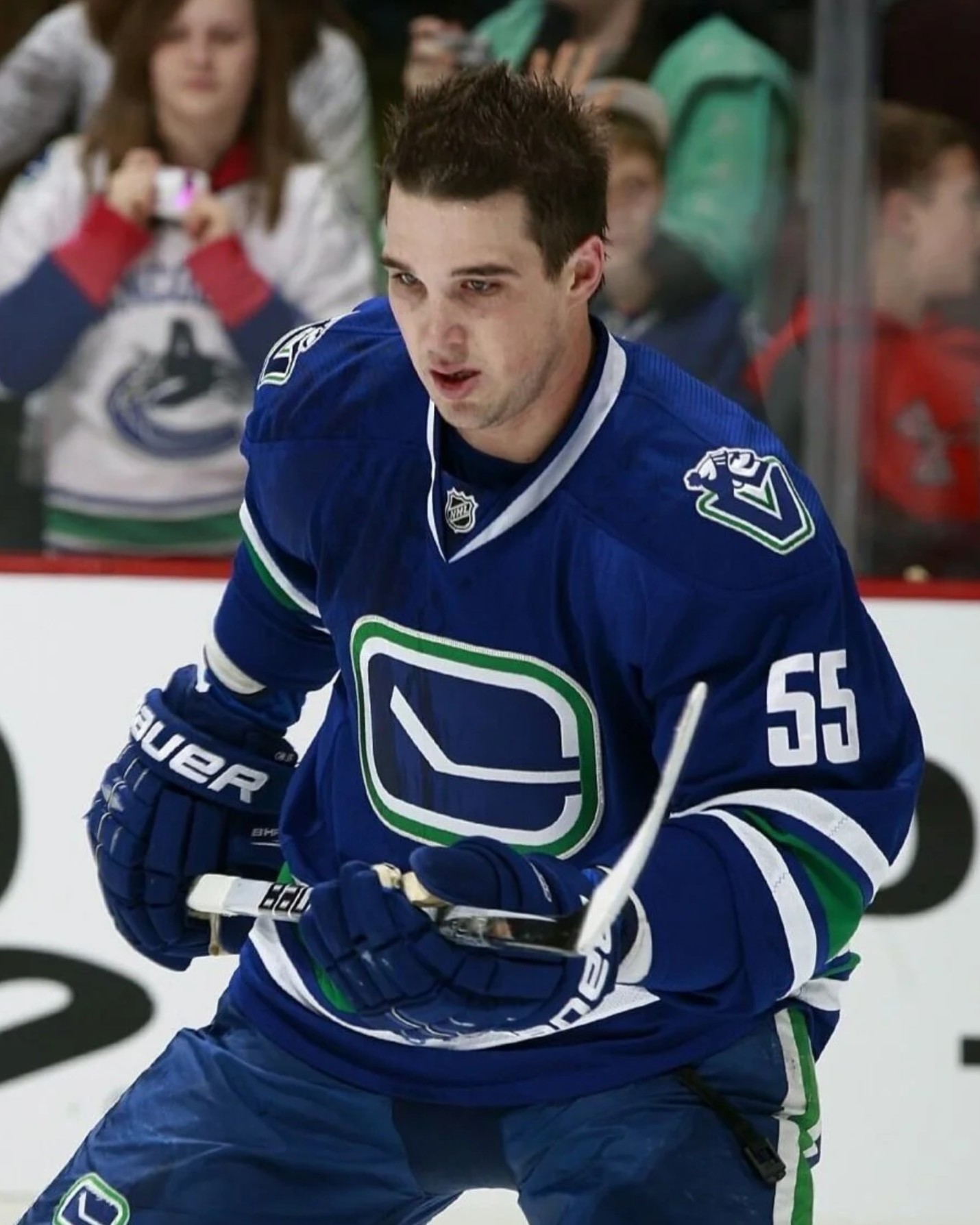 Vancouver Canucks defenceman Shane O'Brien