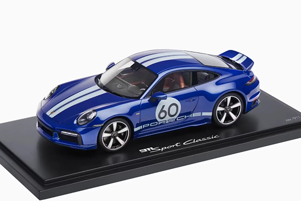 Gentian Blue Porsche 911 Sport Classic (1:18 Model)