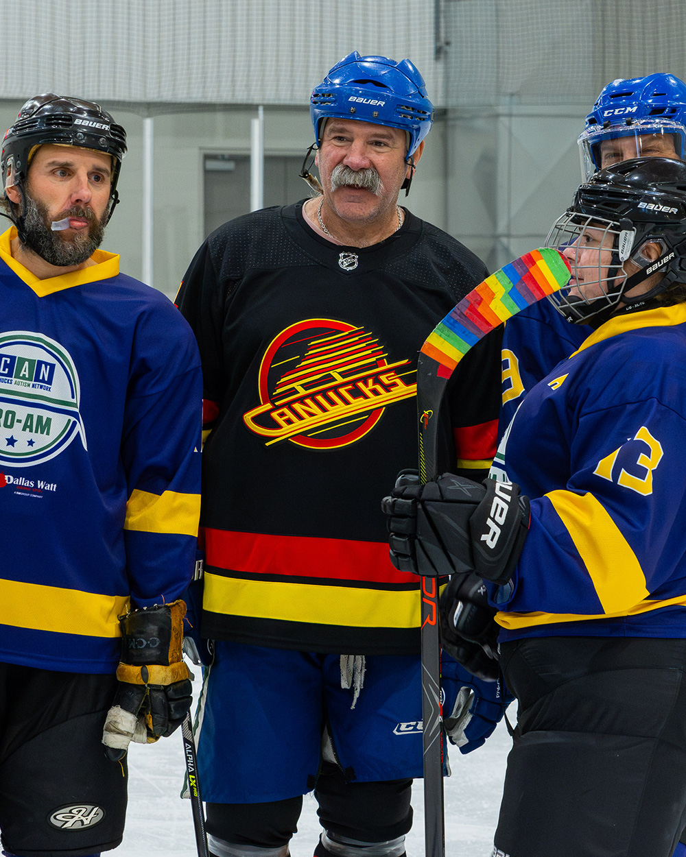 NHL Alumni Dave Babych with teammates at the 2023 CAN Pro-Am