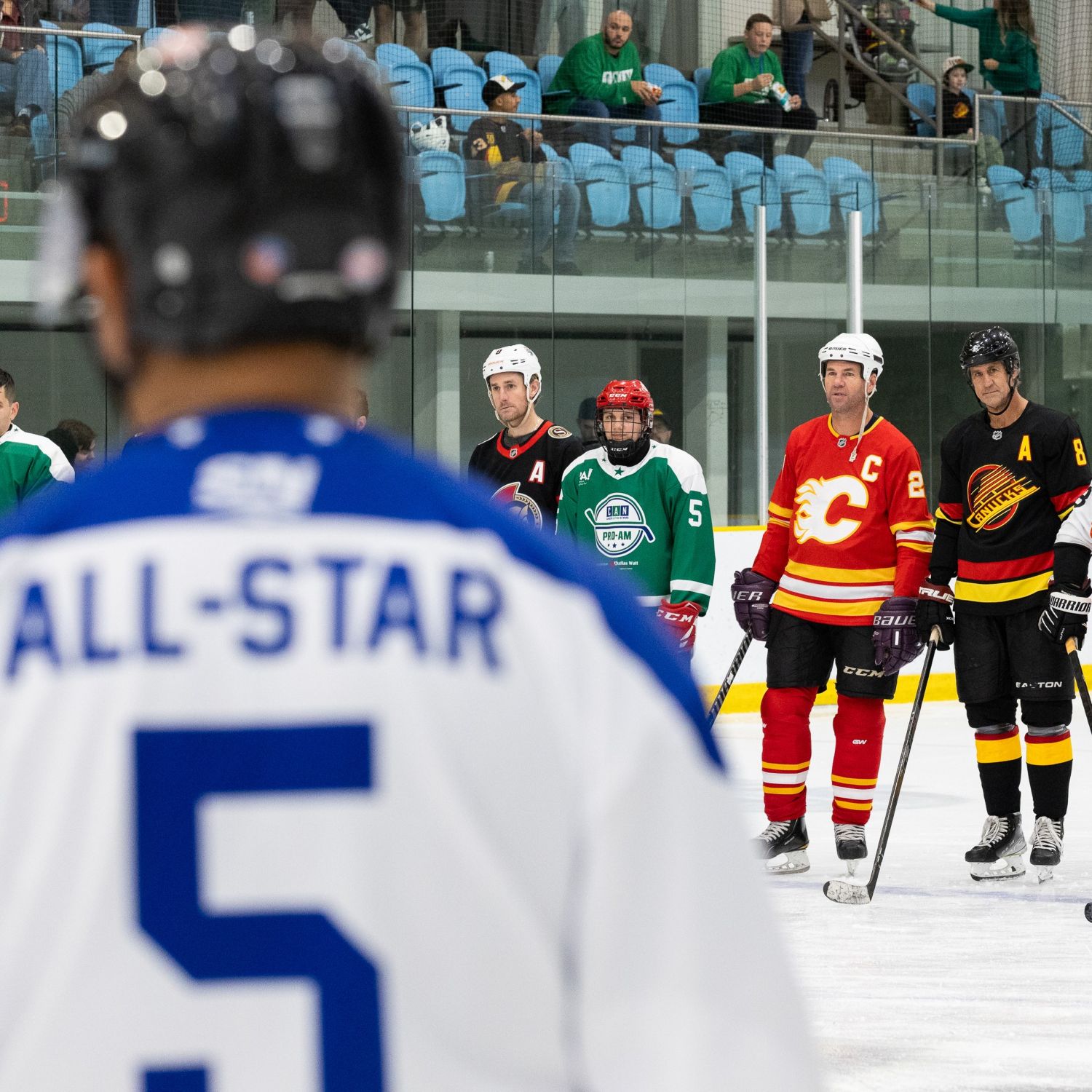 Kyle Turris, Todd Simpson and Greg Adams at the CAN Pro-Am All-Star Game