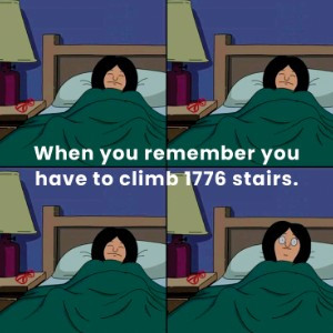 Women who reluctantly climb